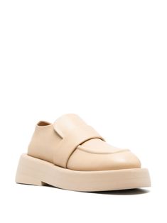 Light Beige, Mars, Calf Leather, Fashion Branding, Loafers, Slip On, Luxury Fashion, Leather