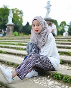 PINNED BY @MUSKAZJAHAN - Hijab fashion ❤ Athleisure Trend, Fashion Muslim