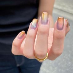 Sunset Nails, Foot Design, May Nails, Hello Nails, Hippie Nails, Magnetic Nails, Hand Design, Magic Hour, Cat Eye Nails