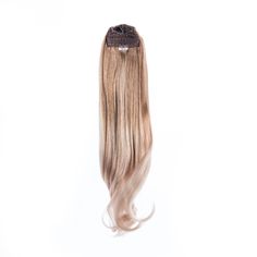 Ponytail | Ash Light Blonde w/ Lowlights | #60/8 - Hidden Crown Hair Extensions Blonde Celebrity Hair, Hidden Crown Hair Extensions, Crown Hair Extensions, Blonde Celebrities, Hair Layered, Thick Hair Styles Medium, Glam Waves, Crown Hair, Hair Extentions