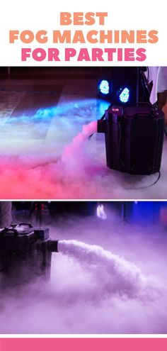 the best fog machines for parties