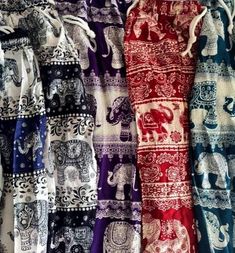 Comfortable and cute for chilling times Elephant Pants, Lucky Elephant, Free Size, Gender Neutral, Thailand, Elephant, Adult Outfits, Trousers, Yoga