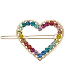 Rhinestone Hair Clip Material: Crystal,Love Heart Rhinestone Hairpins Package Includes: 1pc Hair Clip 2” Wide Crystal Hairpin Hair Accessories Women Fashion Love Heart Barrettes Rhinestone Hair Clip Embellished Hair Pin Style #901199050 Rhinestone Hair Pin, Rhinestone Hair Clip, Crystal Hair Pins, Dream Jewelry, Hair Pins, Hair Clips, Hair And Nails, Jewelry Collection, Hair Accessories