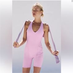 Fp Movement By Fp Here On Out Bike Short Romper V Neck Athletic Purple Pink Nwt Questions? Leave A Comment Below! Purple Summer Sports Activewear, Summer Sports Purple Activewear, Summer Purple Activewear For Sports, Purple Athleisure Activewear For Summer, Lavender Activewear For Gym In Summer, Purple Athleisure Summer Activewear, Lavender Summer Activewear For Gym, Sporty Purple Activewear For Summer, Summer Purple Athleisure Activewear