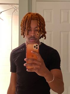 Dyed Hair Men Twist, Men Dreads Dyed, Men’s Dyed Locs, Dye Dreads Men, Locs Color Ideas Men, Dreadlock Dye Ideas Men, Dread Hair Color Ideas, Dyed Twists Black Men, Hair Dye Colors Men