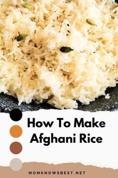 how to make afghan rice from mom knows best net