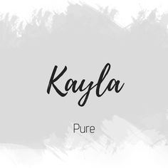 the word kalya in black and white on a gray background with brush strokes