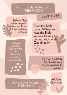 the bible's five steps to heaven info sheet with text overlaying it