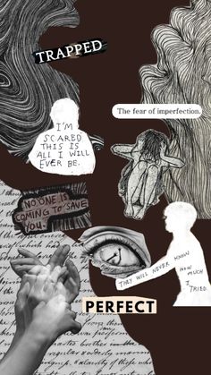 a collage of images with words written on them