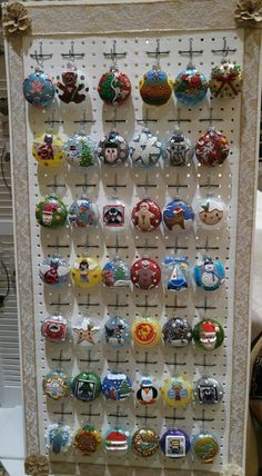 there are many buttons on the pegboard to display them for everyone to know what they are