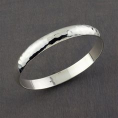 Taxco hammered silver bangle bracelet Hammered Sterling Silver Bangle Bracelet, Silver Hammered Round Bangle, Hammered Silver Round Bangle, Modern Hammered Round Bracelets, Hammered Sterling Silver Round Bracelets, Hammered Sterling Silver Cuff Bangle, Hammered Sterling Silver Bracelets, Sterling Silver Hammered Cuff Bangle, Sterling Silver Hammered Bangle Cuff Bracelet