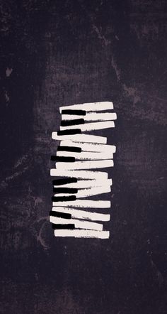 the poster for an upcoming film, featuring piano keys in black and white on a dark background