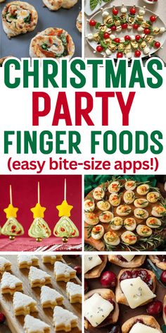 christmas party finger foods that are easy to make