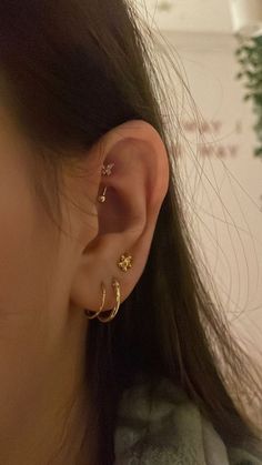 ear style, ear styling, ear curation, ear piercings ideas Ear Piercings Chart