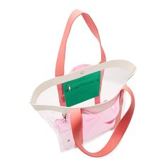 This Vinyl Tote Is The Perfect Bag For Your Next Beach Or Pool Day. Spacious And Convenient, It Opens To A Large Main Compartment For Easy Access And Features An Interior Zip Pocket For Small Items. The Detachable Sunglasses Case Offers An Extra Dose Of Convenience! Throw This Bag Over The Shoulder, And You Are Ready For Your Day. Pink Large Capacity Shoulder Bag For Errands, Pink Tote Bag For Daily Use, Pink Shoulder Bag For Spring Errands, Casual Pink Shoulder Bag For Daily Use, Casual Pink Shoulder Bag For Shopping, Casual Pink Rectangular Bag, Pink Shopping Bag With Removable Pouch, Pink Shoulder Bag With Removable Pouch For Shopping, Pink Everyday Bag With Removable Pouch