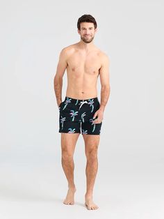 Grab your sunglasses and your flamingo floaty and sink into island time with these classic swimmers. These jealousy-inducing trunks feature an ultra quick drying shell, mesh basket liner and a zipper back pocket. Not to mention the elastic waistband and build-in drawstring designed to keep your trunks secure from the swim up bar all the way to the all you can eat crab leg buffet. Fabric: 92% Polyester/8% Spandex Machine Wash Cold, Tumble Dry Low Best for: Swimming, Sunbathing, Boat Days, Boogie Black Casual Swimwear For Vacation, Casual Black Swimwear For Vacation, Casual Swimwear With Uv Protection For Pool, Casual Black Swimwear For Pool, Uv Protection Summer Swim Trunks For Vacation, Casual Swim Trunks With Uv Protection For Beach Season, Black Summer Swim Trunks For Swimming, Summer Vacation Swim Trunks With Uv Protection, Black Swimwear With Upf 50+ For Vacation