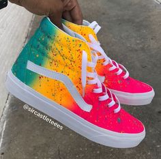 Vans Custom Sneaker #Sneakers -  - #Genel Vans Custom, Custom Vans Shoes, Basket Style, Custom Nike Shoes, Shoes Sneakers Jordans, Fresh Shoes, Hype Shoes, Custom Vans, Aesthetic Shoes