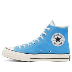 Converse Chuck 70 Hi Blue Coast 166827C Cute Converse, Blue Wedding Shoes, Blue Converse, Converse Chuck 70, Chuck 70, Converse Sneakers, University Blue, Sneakers Blue, Converse Chuck Taylor All Star