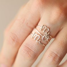 "Dainty Initial Ring, Personalized Letter Ring, Custom Stacking Initial Ring for Her Children Cursive Letter Ring Monogram Ring Birthday Gift * Sold individually All of our products are made of high quality SOLID 925 Sterling Silver. Delicate details make our Initial Ring in Silver a gorgeous addition to your finger! This beautiful piece is slim and trim, with a sweet cursive letter that lets you express yourself and to wear one on top of the other that make your look even more intriguing. This Wedding Initial Ring In White Sterling Silver, Adjustable Stackable Rings With Initials For Wedding, Rose Gold Sterling Silver Initial Ring For Wedding, Sterling Silver Stackable Wedding Rings For Mother's Day, Adjustable Stackable Wedding Rings With Initials, Minimalist Nickel-free Stackable Wedding Rings, Delicate Stackable Initial Ring For Wedding, Personalized Adjustable Delicate Rings, Delicate Personalized Adjustable Rings