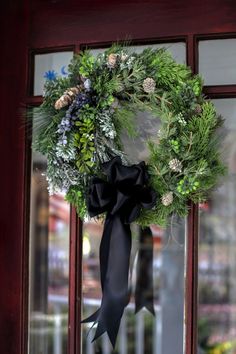 A beautiful, simple, tasteful, and heartfelt symbol of grief during the winter or holiday season.  Not a typical winter or holiday wreath, this wreath is more subdued and classic, relaying your love and honoring your loved one during the mourning season of grief.  A lovely gift for yourself or a friend or family member, the mourning wreath is so heartfelt and welcomed by those who are grieving.  It truly helps in the healing process as it is an outward symbol of your grief to the outside world.  So many of my clients who give this as gift, instead of a plant or flowers at the funeral, are told that it is the most loving gift; and the giver is remembered each time they see it on their door. Wreath Winter, The Giver, Loving Gifts, Outside World, Holiday Wreath, Winter Wreath, Healing Process, Door Wreath Hanger, Winter Holiday