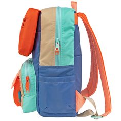 This item, once sold out, will be discontinued and will not return. The Schoolhouse color way is being discontinued and will not return once the remaining items have sold. Find ultimate functionality in our Faux Roll Top backpack. Benefit from the look of a Roll Top style backpack without the hassle of multiple step access. Lift up the magnetic top zippered pocket to find a hidden flat slot! The front bottom double pull zip compartment is great for quick access to your phone, keys, and wallet. S Functional School Backpack With Removable Pouch, Multicolor Standard Backpack With Removable Pouch, Multicolor Backpack With Removable Pouch, On-the-go Multicolor Backpack With Adjustable Strap, Multicolor Backpack With Adjustable Strap For On-the-go, Multicolor On-the-go Backpack With Adjustable Strap, Functional Bag With Removable Pouch For Back To School, School Backpack With Removable Pouch, Multicolor Standard Backpack With Adjustable Straps