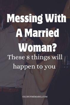 Engaging in a relationship with a married woman carries inherent risks. Here are eight potential dangers to consider: 1. **Emotional turmoil:** The situation can lead to intense emotional distress for all parties involved. 2. **Damaged reputation:** Your involvement could tarnish your public image and social standing. 3. **Legal repercussions:** Depending on local laws, your actions could have legal consequences, particularly if the marriage involves children. 4. **Financial instability:... Dating A Married Woman, A Man Will Change For The Right Woman, Married Man Affair Quotes, What Women Want From Men Quotes, When A Man Loves A Woman Quotes, Married But In Love With Someone Else, Extra Marital Affair Quotes, Dating A Married Man Quotes, Sexless Marriage Quotes