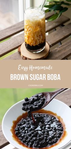 Best Boba Recipe, Boba Brown Sugar Syrup Recipe, Chocolate Boba Tea Recipe, At Home Boba Recipe, Brown Sugar Tea Recipe, Homemade Boba Milk Tea, Homemade Boba Recipe, Taro Bubble Tea Recipe