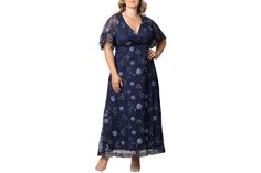 in stock Elegant Floral Embroidered Maxi Dress For Gala, Elegant Floral Embroidery Maxi Dress For Gala, Spring Floral Embroidered Gown For Mother Of The Bride, Elegant V-neck Gown With Floral Embroidery, Elegant Floral Embroidered Maxi Gown, Elegant Maxi Length Gown With Floral Embroidery, Elegant Maxi Gown With Floral Embroidery, Floor-length Gown For Mother Of The Bride In Spring, Spring Maxi Dress For Mother Of The Bride