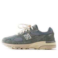 (WMNS)New Balance 993 x Kith Made in USA 'Pistachio' WR993KH1 (Low Top/Women's/Non-Slip/Shock-absorbing) Mens Stylish Sneakers, New Balance 993, Raw Denim Jeans, Trendy Shoes Sneakers, All Nike Shoes, Balance Sneakers, Hype Shoes, New Balance Men, New Balance Sneakers