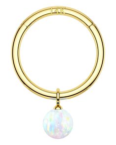 PRICES MAY VARY. 【14k Gold Daith Earrings VALUE PACK】: 1 Pcs 14K Gold Dangling Opal Daith Hoop Daith Earrings. Cute and Unique 16g Ear Piercing Hoop. 【14K Gold Daith Piercing Hoop Size】: 16 Gauge=1.2mm, Hoop Diameter: 10mm. Dangling Ball 4mm; Hinged Closure, Easy to Wear on and Take off. 【14K Gold 16g Earrings Material】:100% 14K Solid Yellow Gold, Nickle Free, Works for Sensitive Skin. 【14K Gold Conch Earrings】: 14K Solid Yellow Gold Cute Conch Hoop Earrings with Charming Oparex/Opal Dangling. 1 Gold Hoop Belly Button Ring, 16g Earrings, Belly Button Hoop, Conch Earrings, Daith Hoop, Daith Earring, Conch Hoop, Earring Hoop, Daith Earrings