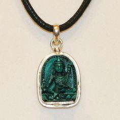 Obstacles & Protection (Padmasambhava) Spiritual Carved Jewelry For Puja, Spiritual Carved Necklaces For Healing, Tibet Art, Necklace Pendant, Mantra, Bones, Hand Carved, Pendant Necklace, Pendant