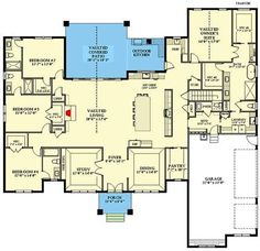 the floor plan for this house