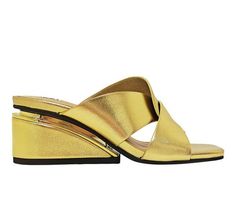 Women's Ninety Union Magical Wedge Sandals | Shoe Carnival Sandals Gold, Slip On Espadrilles, Womens Sandals Wedges, Shoe Carnival, Synthetic Leather, Wedge Heels, Wedge Sandals, Size 13, Women's Shoes Sandals