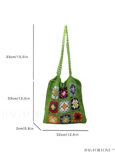 BagForLove - Vacation Tote Bag with Double Handles and Floral Crochet Pattern Product Description Color Green Pattern Type Plants Material Fabric Composition 100% Polyester Details Pictures Similar Products h2 { text-align: center; } /* æ¢è¡ */ li{ white-space: normal; word-break: break-all; word-wrap: break-word; } .red-box { width: 100%; display: flex; flex-direction: row; flex-wrap: wrap; justify-content: center; } .red-box > div { width: 190px; height: 250px; margin: 10px; } .red-box > div > a > img { width: 190px; height: 250px; } .size-box { width: 100%; margin: auto; white-space: nowrap; } .table { border-collapse: collapse; border-spacing: 0; width: 100%; table-layout: fixed; } tr, td, th { border: 1px solid rgb(175, 173, 173); padding: 10px 0px; text-align: center; font-size: 14 Handle Crochet Bag, Floral Crochet Pattern, Vacation Tote Bag, Floral Crochet, Word Wrap, Green Pattern, Womens Tote Bags, Crochet Bag, Crochet Pattern