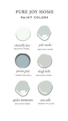 the different shades of paint that you can use in your home