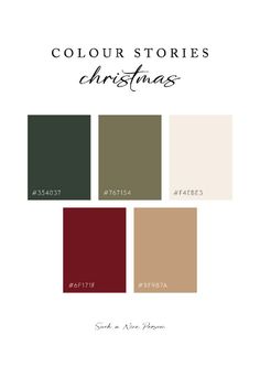 the color scheme for this christmas card