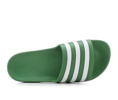 Head to the beach or run errands in solid style wearing the adidas® Adilette Aqua Slides! With a quick drying upper, cushioned footbed, and EVA traction outsole you'll be able to stay on your feet in comfort and with style all day! Synthetic upper, Easy slip-on design, Round open toe, EVA contoured footbed for cushioned comfort and gentle support, Injected EVA outsole for lightweight traction, adidas® branding details | Women's Adidas Adilette Aqua Sport Slide Sandals in Preloved Green Size 8 Green Sport Sandals For Spring Sports, Green Non-slip Sport Sandals For Spring, Green Synthetic Sport Sandals, Adidas Slides For Swimming In Summer, Adidas Slides For Summer Swimming, Green Sporty Sandals For Sports, Adidas Sporty Slides For Summer, Adidas Sporty Summer Slides, Adidas Sandals For Spring Swimming