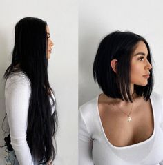 Trending Collarbone Bob Hairstyle Collarbone Lob, One Length Haircuts, Lob Hairstyles, Asymmetrical Haircut, Textured Haircut, Lob Haircut, Round Face Haircuts, Trendy Haircuts, Penteado Cabelo Curto