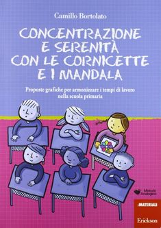 a book cover with children sitting at desks in front of the words, concentazi