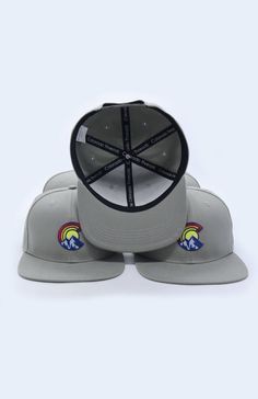 Made from 100% cotton, this six-panel snapback is perfect for any occasion! Gray Flat Bill Snapback Hat For Baseball Season, Gray Snapback Hat For Baseball Season With Curved Bill, Gray Curved Bill Snapback Hat For Baseball Season, Gray One Size Fits Most Snapback Hat, Gray Snapback Hat With Flat Bill For Outdoor, Gray Snapback Hat For Baseball Season, Gray Curved Brim Snapback Hat For Baseball Season, Gray Flat Bill Baseball Cap, Gray Cotton Snapback Hat With Flat Bill