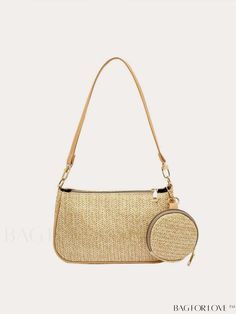 BagForLove - Womens 2-Piece Woven Shoulder Bag Set: Casual Handbag, Purse, and Beach Bag Product Description Color Khaki Type Baguette Bag Bag Size Medium Style Vacation Pattern Type Plain Closure Type Zipper Material Straw Size Chart INCH CM Strap Length Bag Length Bag Width Bag Height Handle Height 21.3 inch 9.8 inch 2.4 inch 5.9 inch 9.8 inch Strap Length Bag Length Bag Width Bag Height Handle Height 54 cm 25 cm 6 cm 15 cm 25 cm Details Pictures Similar Products h2 { text-align: center; } /* æ¢è¡ */ li{ white-space: normal; word-break: break-all; word-wrap: break-word; } .red-box { width: 100%; display: flex; flex-direction: row; flex-wrap: wrap; justify-content: center; } .red-box > div { width: 190px; height: 250px; margin: 10px; } .red-box > div > a > img { width: 190px; height: 25 Armpit Bag, Baguette Bag, Word Wrap, Bag Bag, Handbag Purse, Bag Set, Color Khaki, Beach Bag, Straw