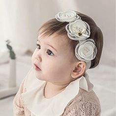 Return Policy Fast Delivery Trusted seller Baby Girl Headband White Lace Hairband Elastics Flower Head Wrap Hair Accessories Gift for Newborn Infant Toddlers Kids Baptism Shower Gift Birthday Wedding Party (Style 7) Product Description Package include: White lace flower elastic hairdband for baby girls (1pcs) Material: The headband is made of lace fabric and soft elastic band, which is comfortable, breathable and stretchable, and will not hurt your baby's head. Design: The headband has a beautiful floral lace design, which is very suitable for baby girls and suitable for various occasions, such as parties, weddings, daily wear, photo shoots, etc. It can also be used as a hair accessory to make your baby more cute. Size: The headband is suitable for newborns, infants, and toddlers, with an Lace Hairband, Baby Hair Bands, Flower Hair Band, Dusty Rose Color, Hair Accessories Gift, White Headband, Kids Hair Accessories, Lace Flowers