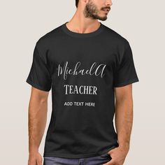 Teacher gift Funny Job Titles, Funny Jobs, I Love My Wife, Tee Shirt Homme, Funny Me, Mens Fashion Shoes, Funny T, Mens Clothing Styles, Funny Tshirts