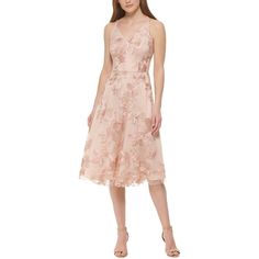 About The Brand: Confident. Bold. Contemporary. Embroidered Mesh Midi Dress In Blush Approximately 47in From Shoulder To Hem Design Details: Spaghetti Strap, Mesh, Floral Details Center Back Zipper 100% Polyester Hand Wash Imported Embroidered A-line Midi Wedding Dress, Spring Formal Embroidered Lace Dress, Formal Sleeveless Midi Dress With Floral Embroidery, Summer Formal Embroidered Midi Dress, Knee-length Embroidered Dress For Formal Summer Occasions, Spring Formal Midi Embroidered Dress, Embroidered Summer Midi Dress For Formal Occasions, Summer Embroidered Midi Dress For Formal Occasions, Formal Embroidered Knee-length Dress For Summer