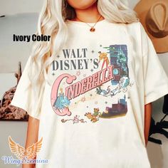 Retro Vintage Cinde Shirt, Walt Disney Princess Shirt, Disney Princess Shirt Disney Princess Shirt, Cinderella Shirt, Vintage Cinderella, Disney Outfits Women, Disney 2023, Walt Disney Princesses, Disney Princess Shirts, Walt Disney Characters, Disney Princess Characters