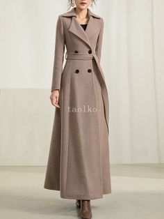 Womens Double Breasted Wool Blend Long Trench Coat Overcoat Lapel Collar Outwear Item description Brand Unbranded Department Women Outer Shell Material Wool 30% Size Type Regular Style Overcoat Type Jacket Collar Style Lapel Collar Country/Region of Manufacture China Handmade No MPN Does not apply Season Spring,fall Year Manufactured 2010-2019 Accents Button Closure Button Features Collared Insulation Material Polyester Jacket/Coat Length Long Lining Material Polyester Occasion Casual Pattern So Overcoat For Women, Long Coat Dress, Timeless Coats For Women, Dress Jackets, Long Coat Designs For Women, Hooded Trench Coat Women, Investigator Outfit, Winter Long Coat, Long Coats For Women Classy Winter