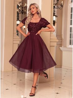 JJ's House No Sequins Sequin Midi Square Fall Spring Summer Winter A-line Yes Burgundy S Height:5.7ft(174cm) Bust:33.5in(85cm) Waist:26in(66cm) Hips:36in(91cm) Dress. #JJ's House #No #Sequins #Sequin #Midi #Square #Fall #Spring #Summer #Winter #Aline #Yes #Burgundy #S #Dress Christmas Ball Dress, Outfits For Characters, Cool Dresses, Prom 2024, Sequin Midi Dress, House No, Tea Length Dresses, I Try My Best, Christmas Ball