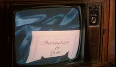 an old television with the caption appreciation to love written on it