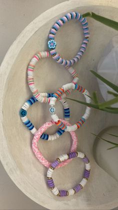 Bracelet Business, Clay Bead Bracelets, Clay Bead Necklace, Clay Bracelets, Bracelets To Make, Bracelet Inspo, Beads Patterns, Clay Bracelet, Diy Bracelet Designs