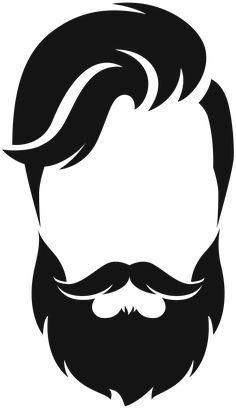 Beard Clipart, Hipster Hair, Pumpkin Carving Template, Mans Face, Lips Painting, Face Clipart